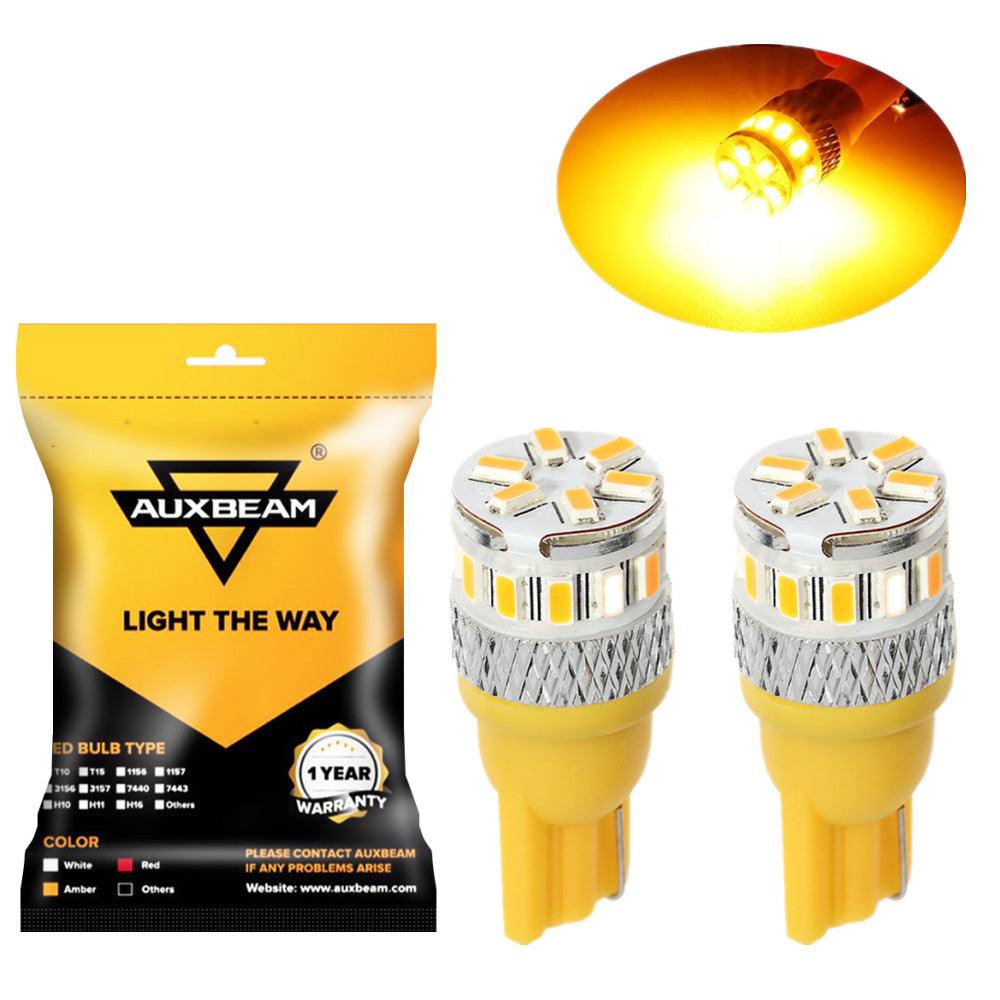🔥T10/168/194/W5W/2825 White/Red/Amber LED Canbus Non-Polarity Light Bulb for Dome Map License Plate Trunk Cargo Bulbs
