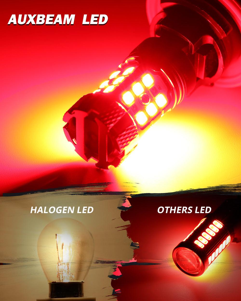🆕T20 7443 7440 LED Brake/Tail Light Bulbs 50W 4000LM CAN-Bus Error Free Red B21-PRO Series | 2 Bulbs