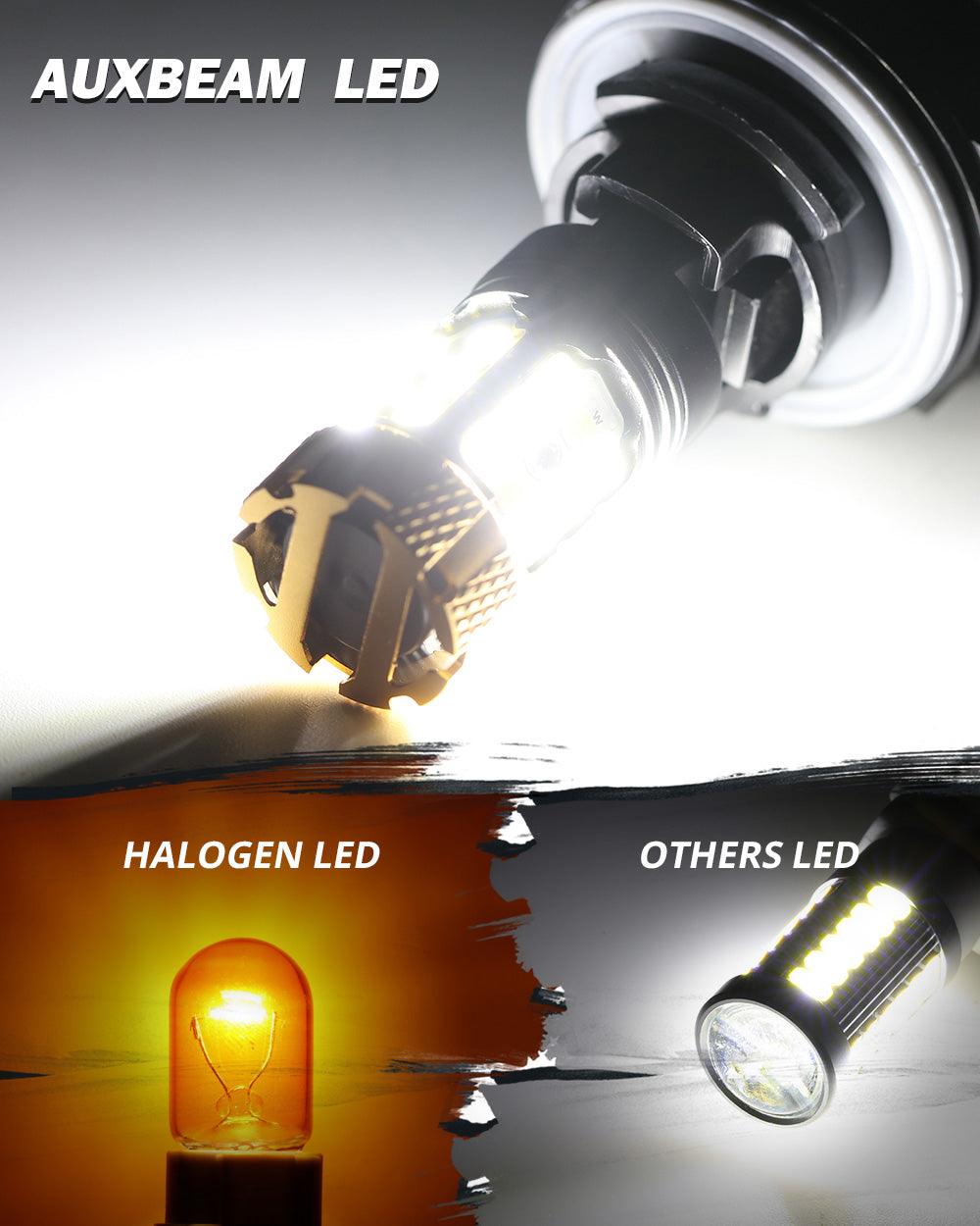 🆕T20 7443 7440 LED Backup Reverse/Turn Signal/Brake Tail Light Bulbs 50W 4000LM CAN-Bus Error Free 6500K White B21-PRO Series | 2 Bulbs