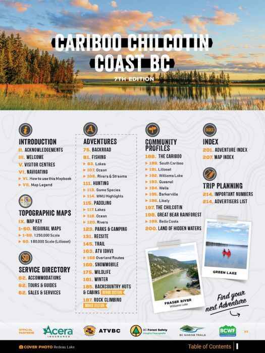 Cariboo Chilcotin Coast BC Backroad Mapbook