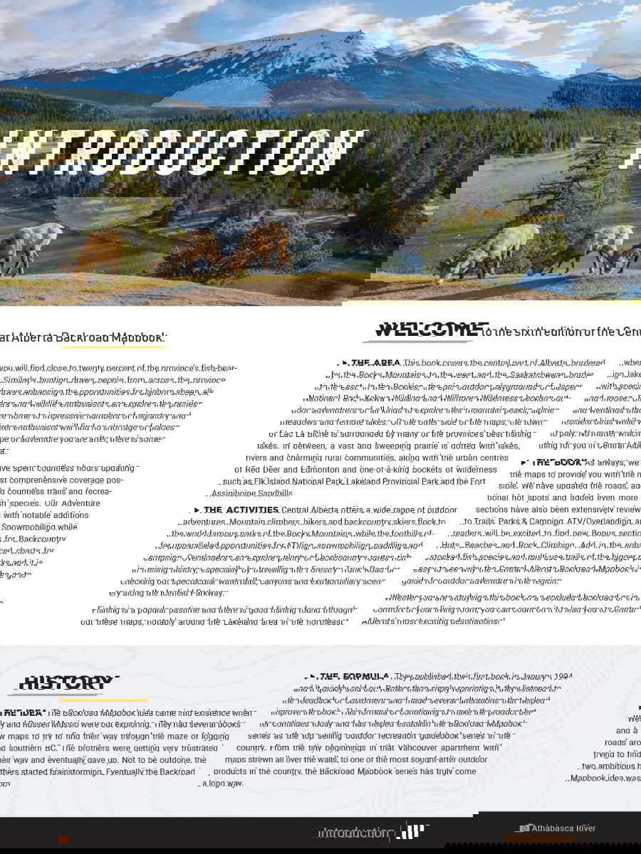 Central Alberta Backroad Mapbook