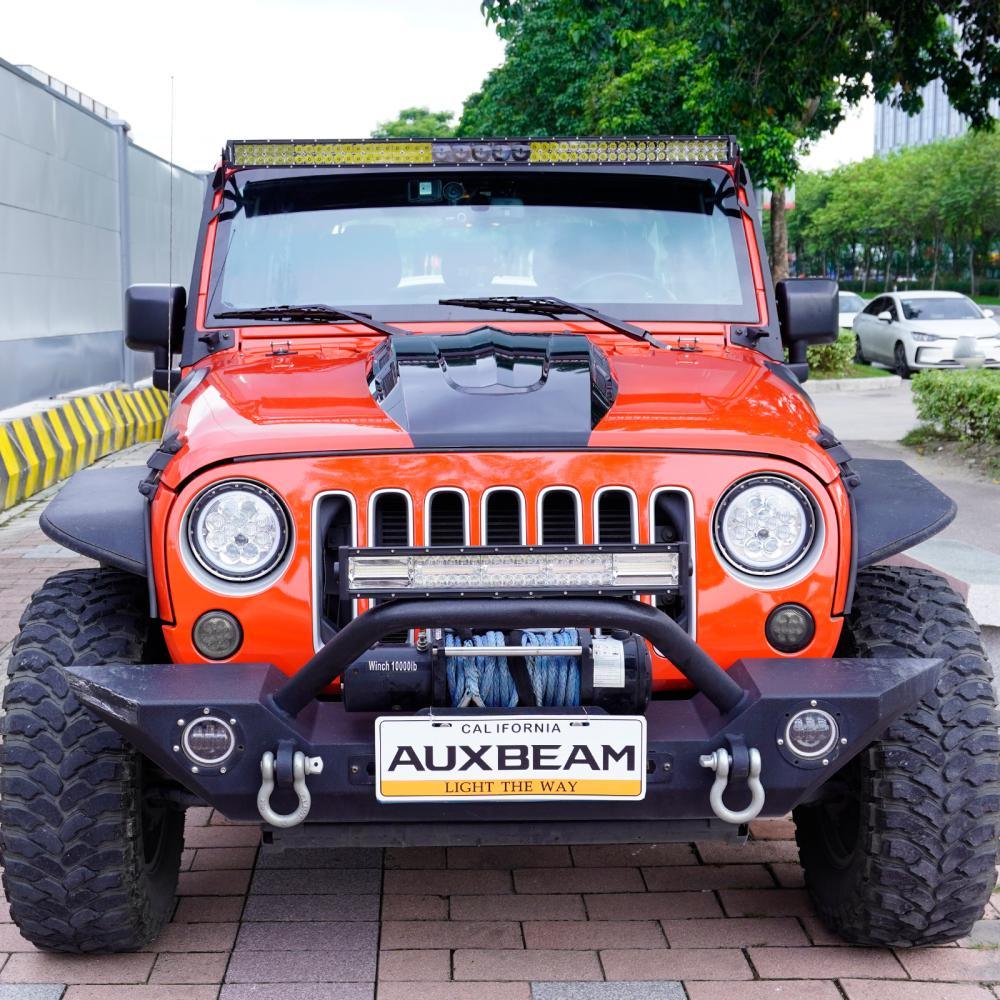 12"/22"/32"/42"/52" 5D-PRO Series LED Light Bar with 5D Projectors For 2015 Chevy Silverado