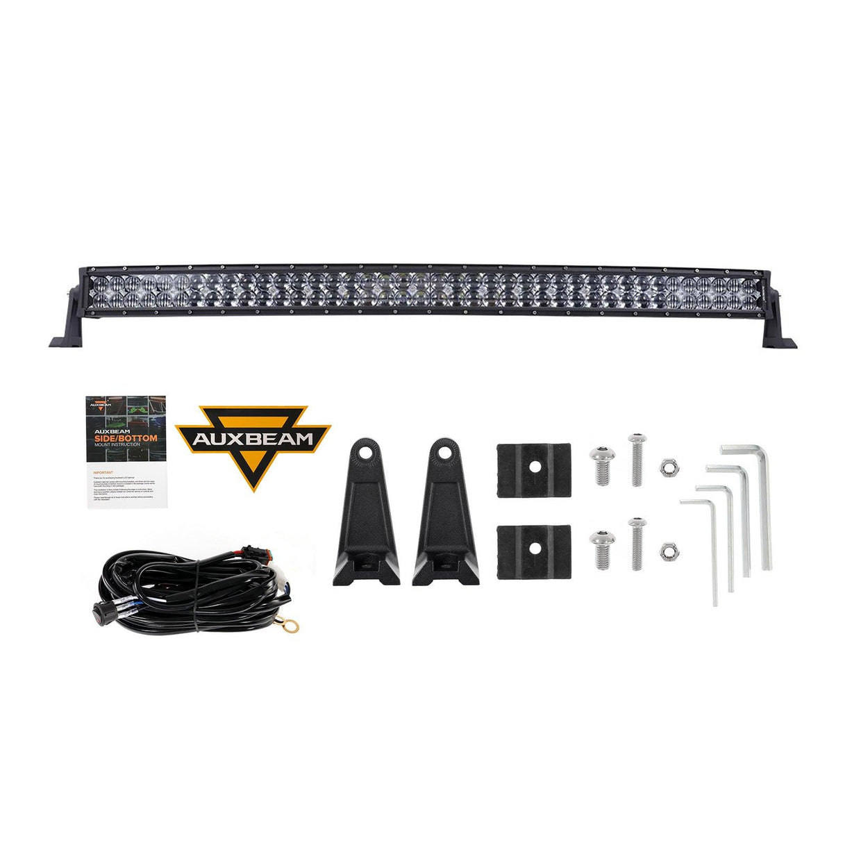 32 Inch 5D Series Straight/Curved LED Light Bar & A-pillar Light Bar Mounting Bracket Combo for RZR 900/ RZR S900/ RZR 900 XC/ RZR XP 1000/ RZR Turbo