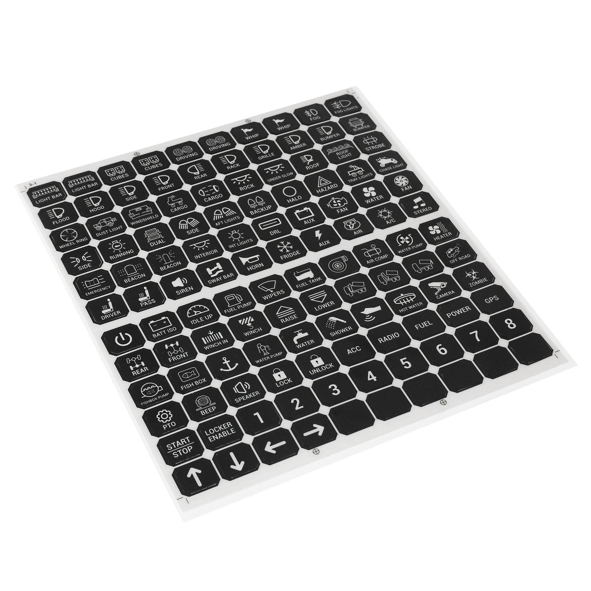 120 Universal Stickers for Switch Panel