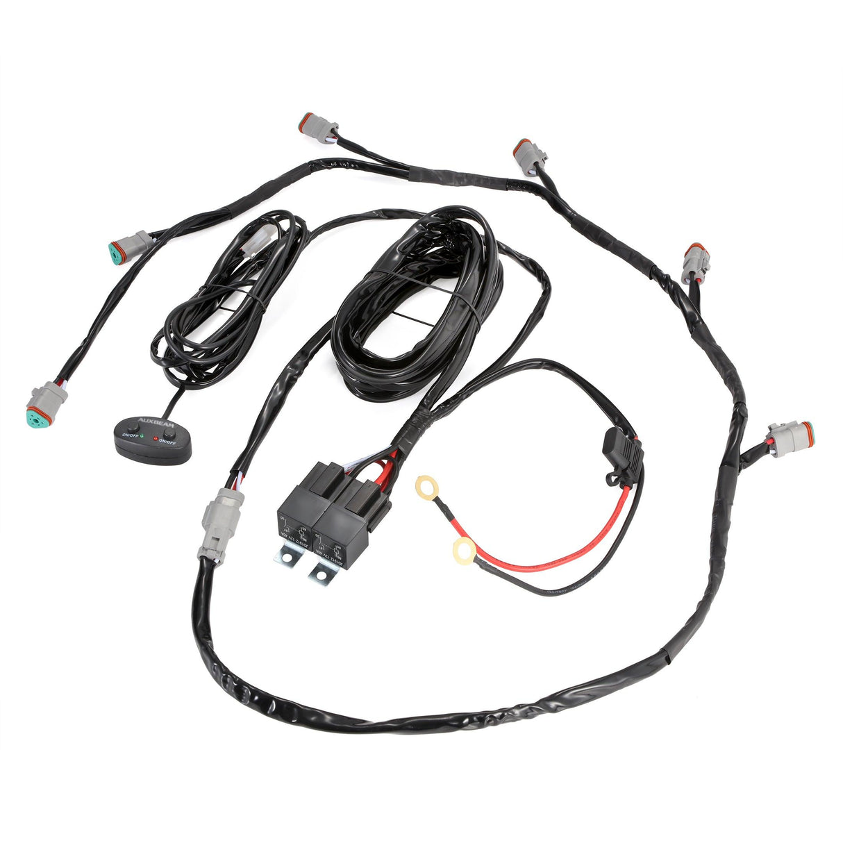 V-MAX Series Combo Beam Side Shooter LED Pod Lights with Amber DRL