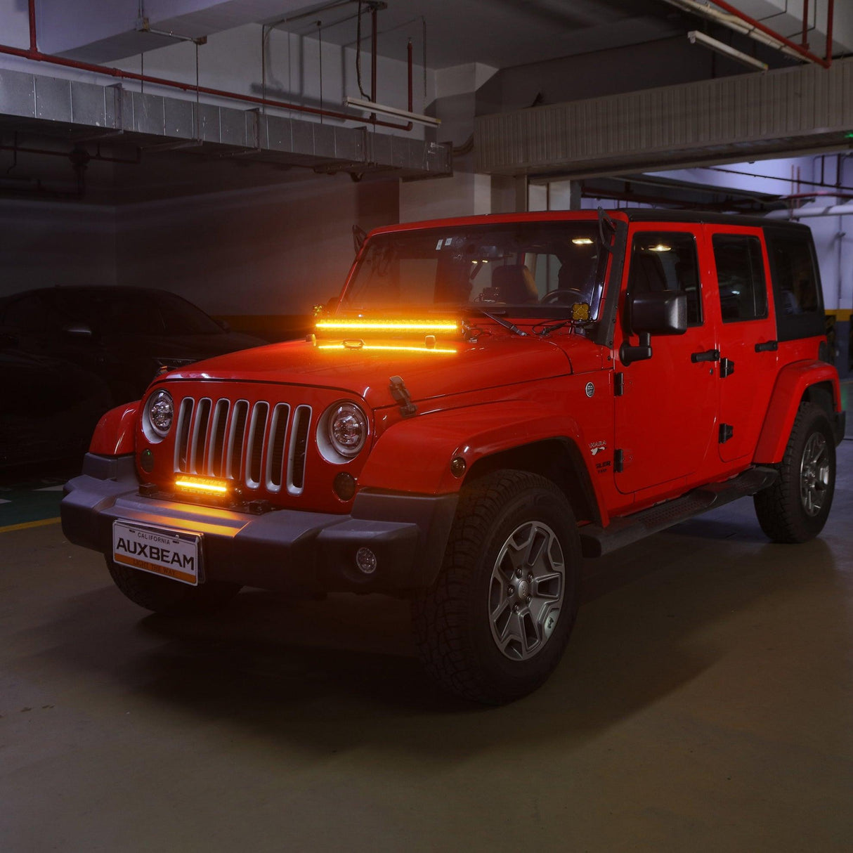 SP-DRL Series 12 Inch/22 Inch/32 Inch/42 Inch Off Road Double Row LED Light Bar With Amber&White DRL