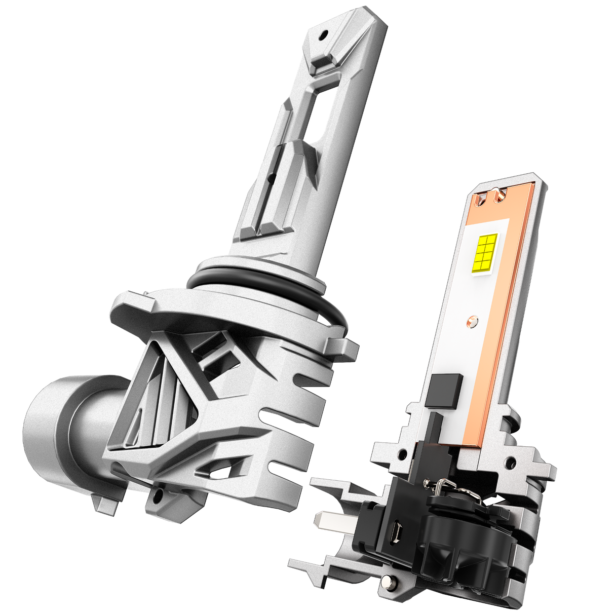 ๐9005+9006 LED Headlight Bulbs 70W 20000LM Q26 Series 1:1 Size Plug-n-Play 6500K Cool White | 4 Bulbs