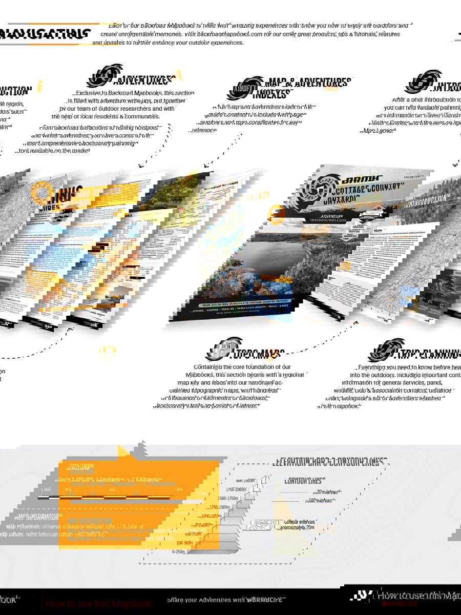 Cottage Country Ontario Backroad Mapbook