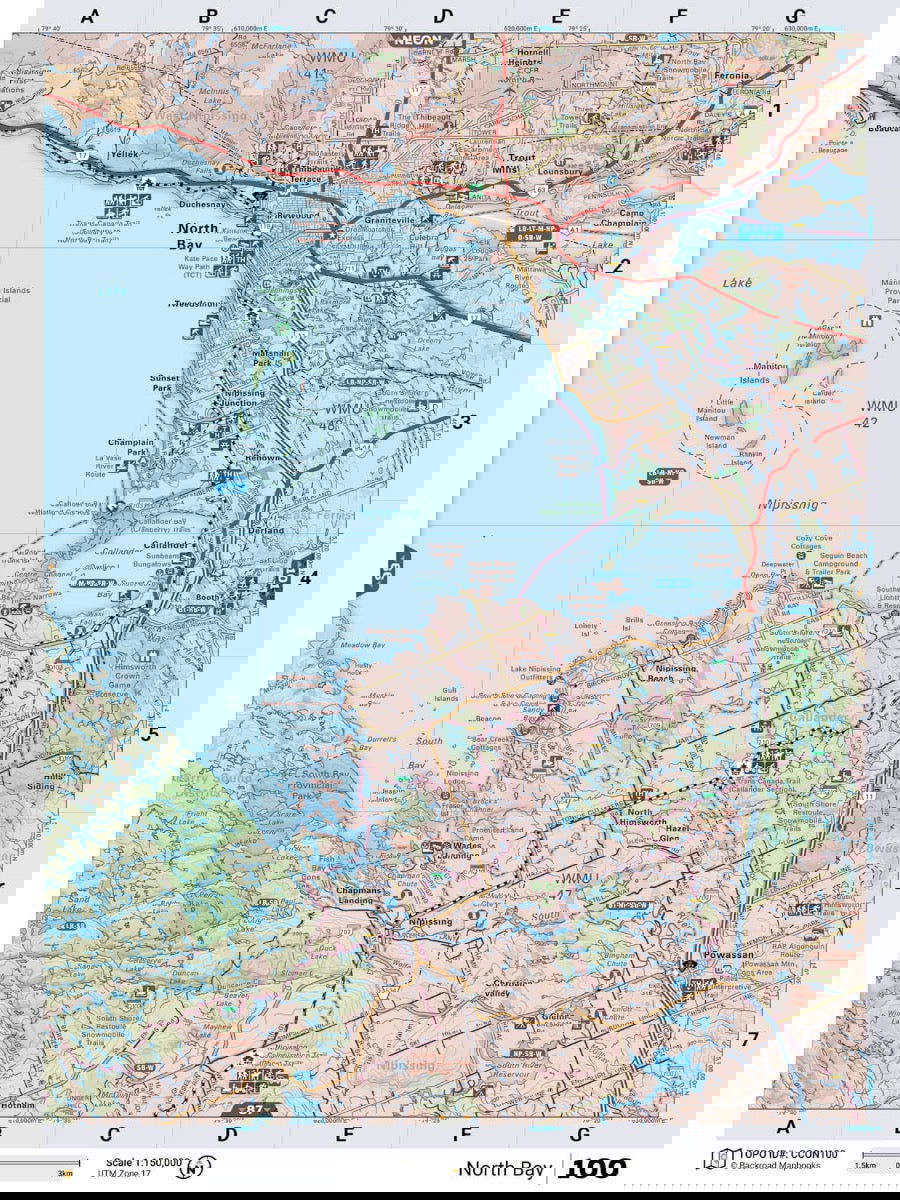 Cottage Country Ontario Backroad Mapbook