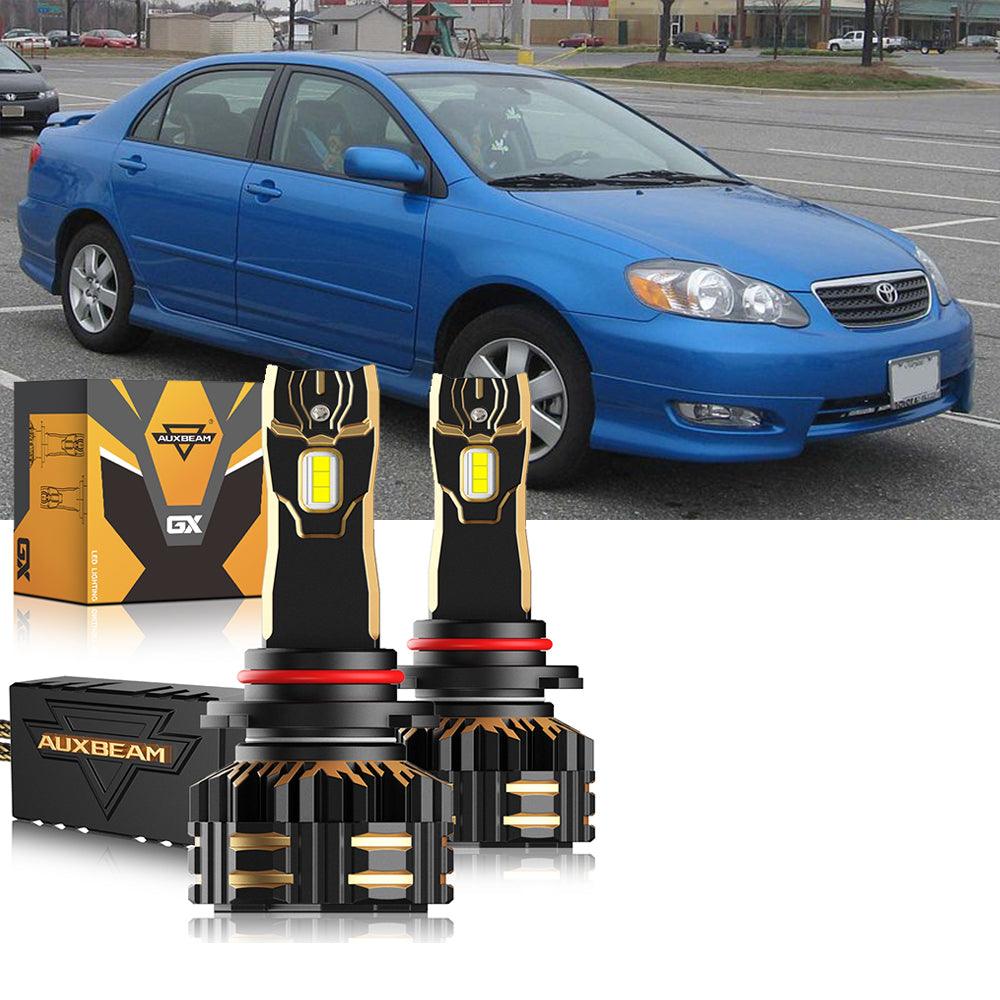 For 2005-2008 Toyota Corolla 9005 9006 LED Headlight Bulbs Bundle