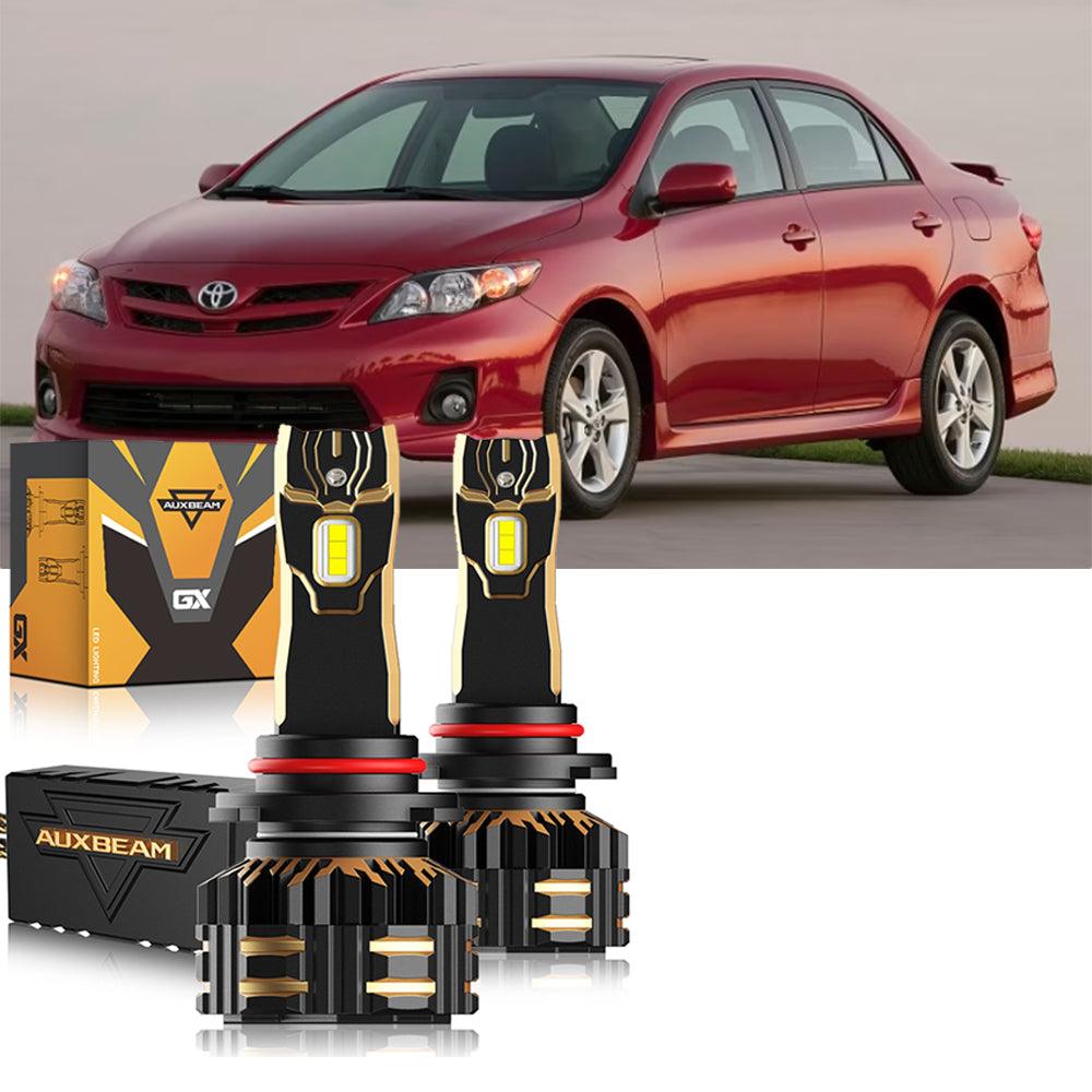 For 2009-2013 Toyota Corolla 9005 9006 LED Headlight Bulbs Bundle