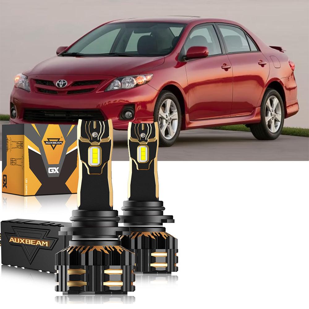 For 2009-2013 Toyota Corolla 9005 9006 LED Headlight Bulbs Bundle