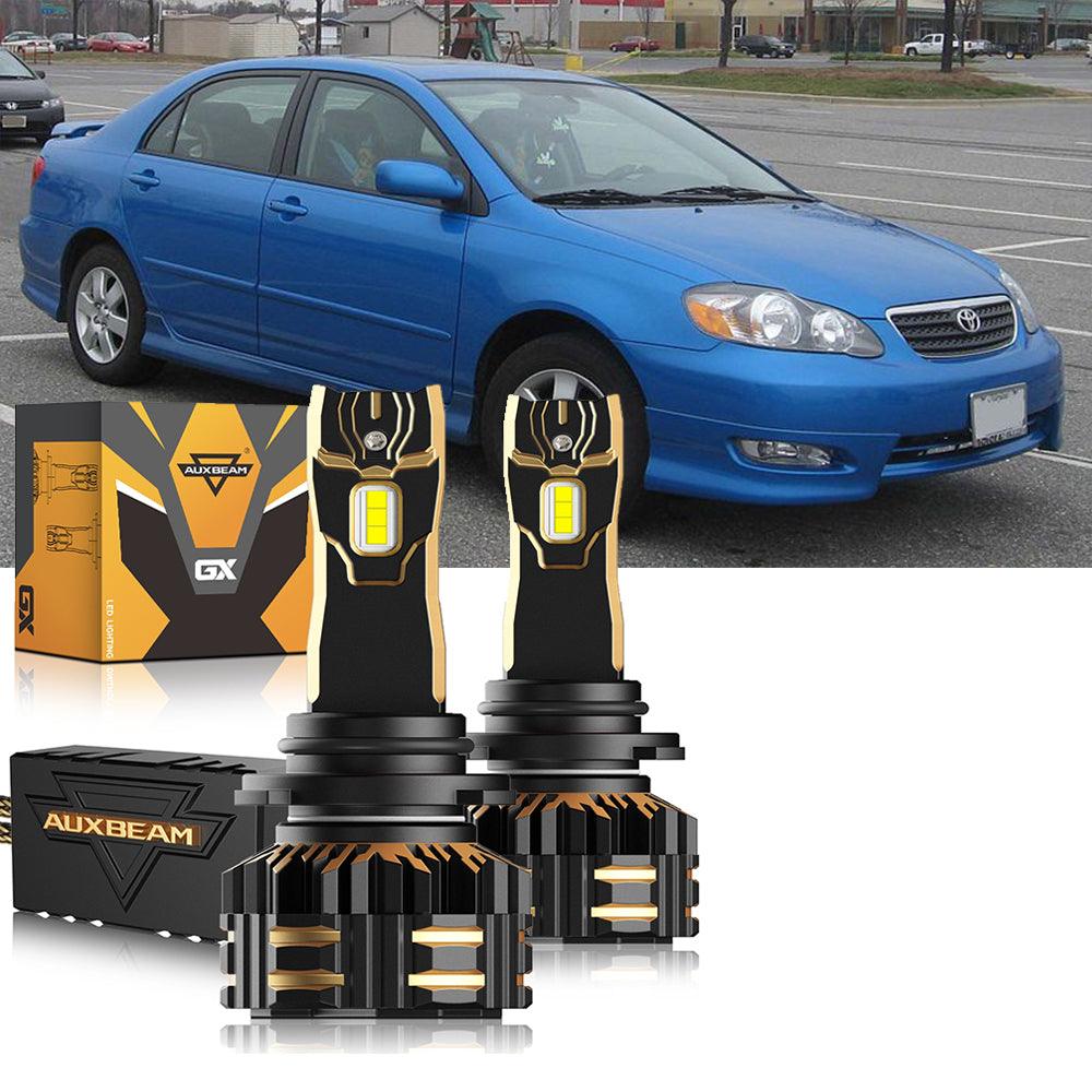 For 2005-2008 Toyota Corolla 9005 9006 LED Headlight Bulbs Bundle