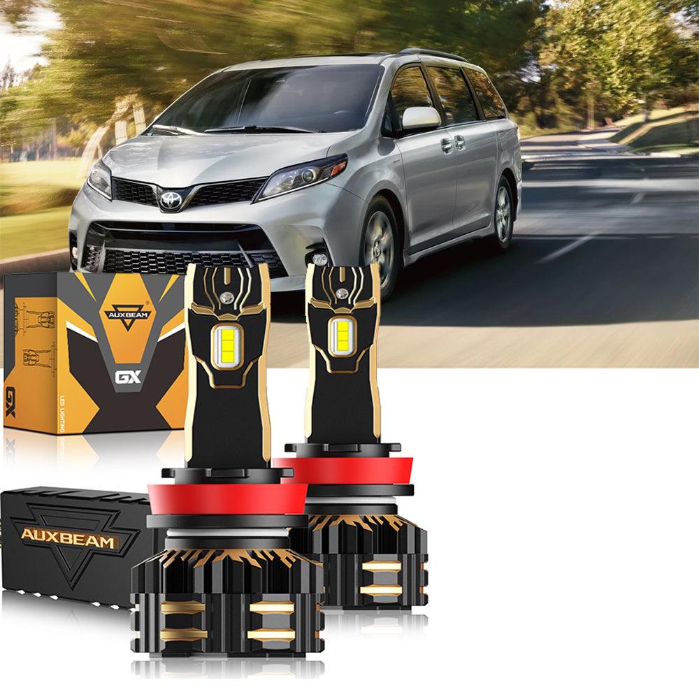 For 2020 Toyota Sienna 9005 D4S LED Headlight Bulbs Bundle