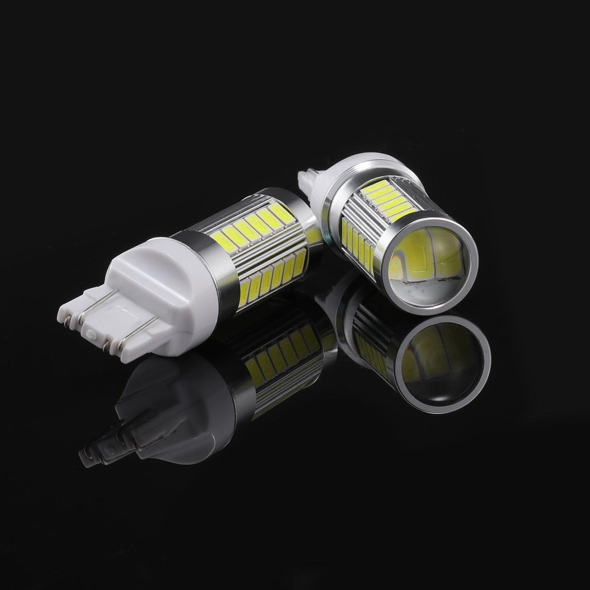 T20 7443 7440 LED Backup Reverse/Turn Signal/Brake Tail Light 20W 4000LM 6500K White 33LED Series | 2 Bulbs