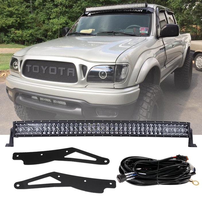 42 Inch 5D Series Curved LED Light Bar + 42" Curved LED Light Bar Windshield Mount Brackets