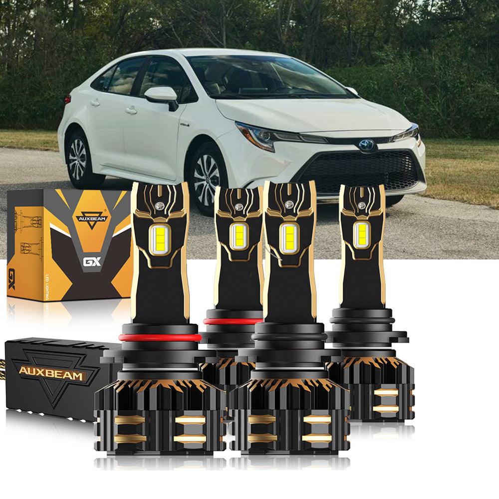 For 2022 Toyota Corolla 9005 9006 LED Headlight Bulbs Bundle