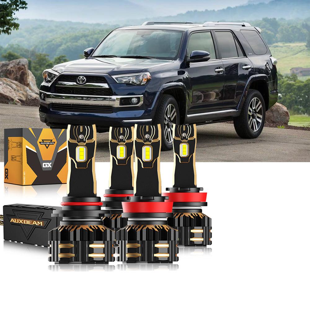 For 2010-2020 Toyota 4Runner 9005 H11 LED Headlight Bulbs Bundle