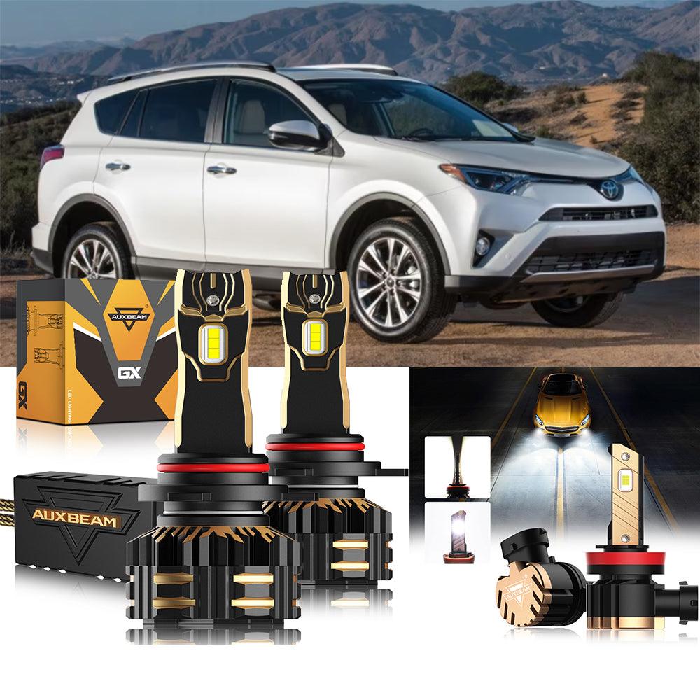 For 2016-2018 Toyota RAV4 9012 LED Headlight Bulbs Bundle