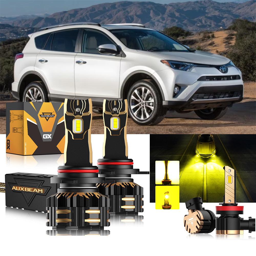 For 2016-2018 Toyota RAV4 9012 LED Headlight Bulbs Bundle