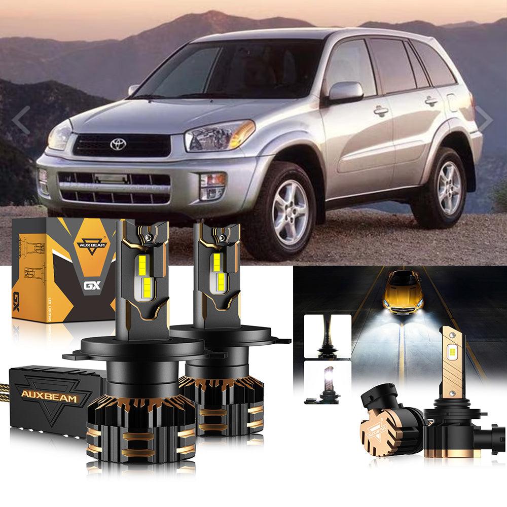 For 2001-2005 Toyota RAV4 H4 LED Headlight Bulbs Bundle
