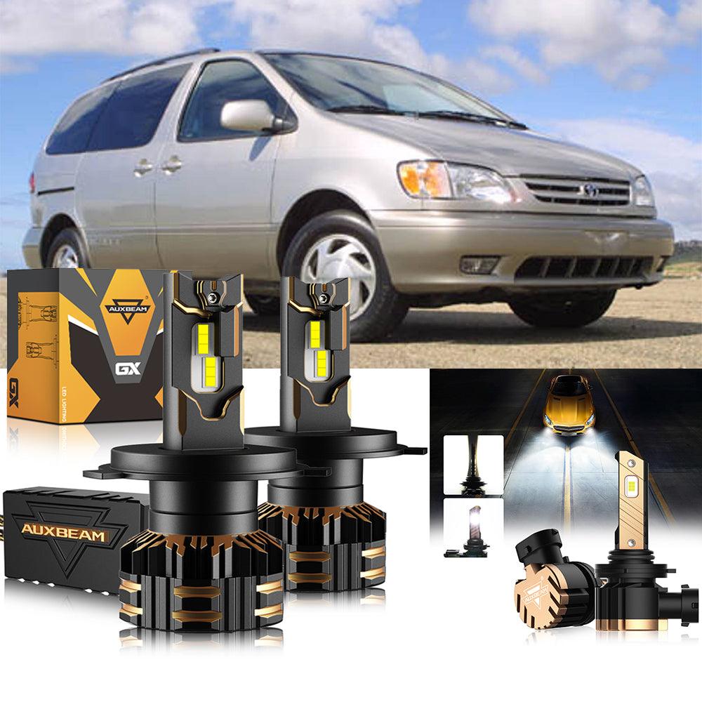 For 2001-2003 Toyota Sienna H4 LED Headlight Bulbs