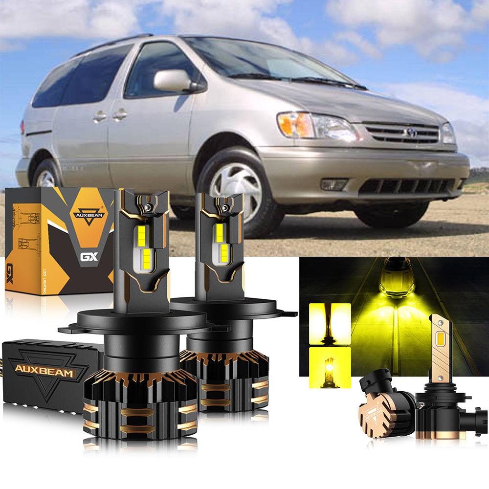 For 2001-2003 Toyota Sienna H4 LED Headlight Bulbs