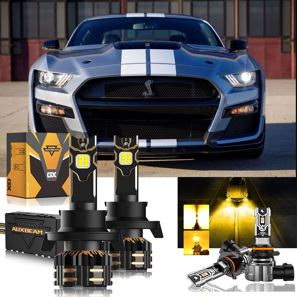 For 2005-2007 Ford Mustang GT H13 LED Headlight Bulbs