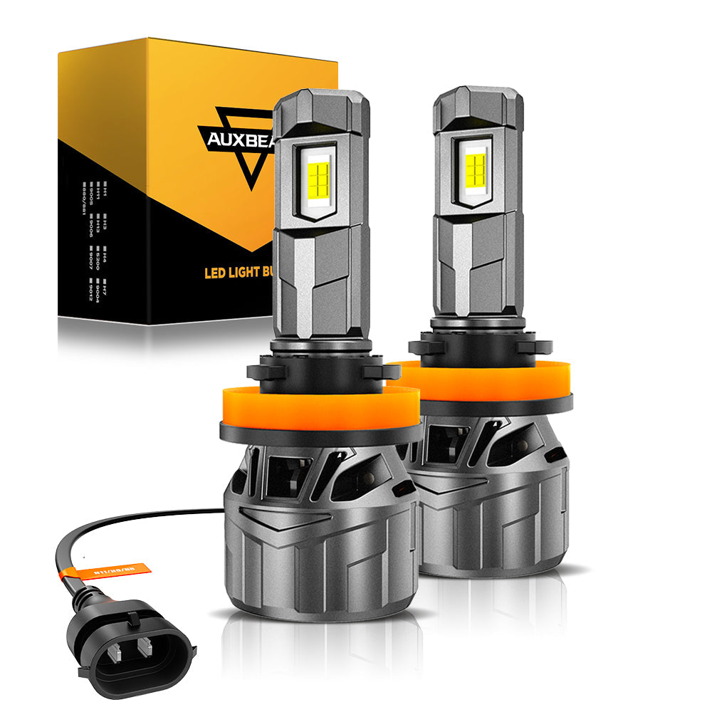 🆕1:1 Mini Size F18 Series 22000LM 100W LED Headlight Bulbs 6500K Cool White