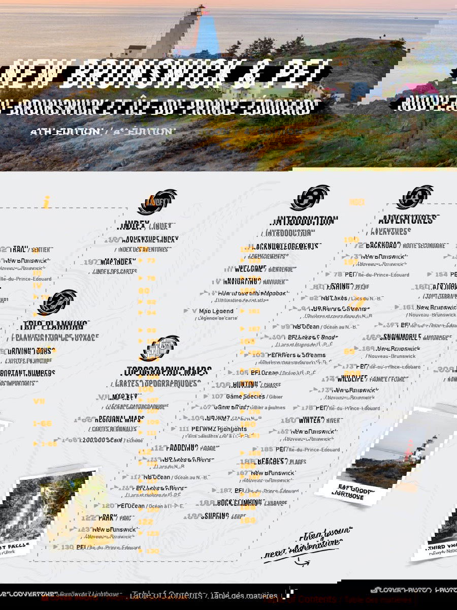 New Brunswick & PEI Backroad Mapbook