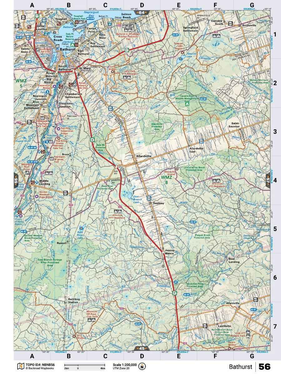 New Brunswick & PEI Backroad Mapbook
