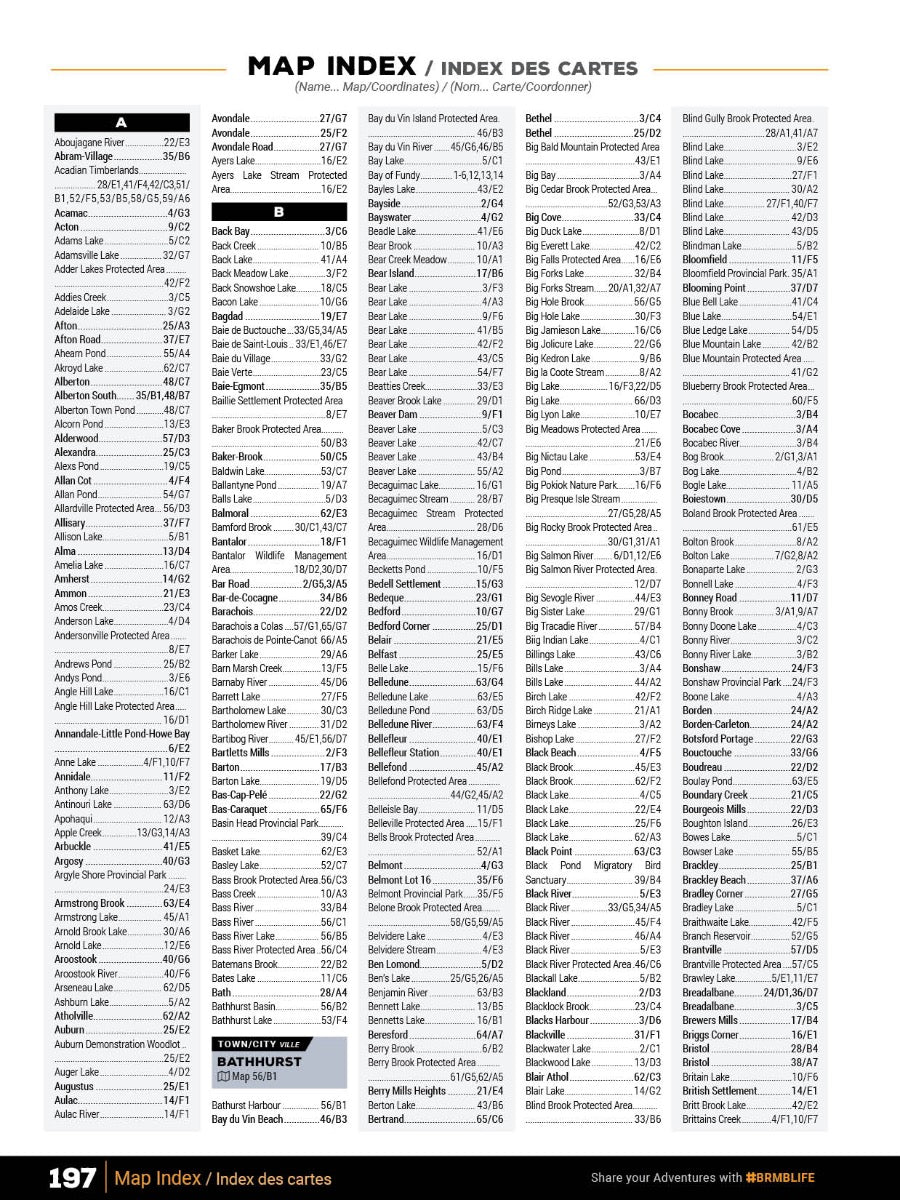 New Brunswick & PEI Backroad Mapbook