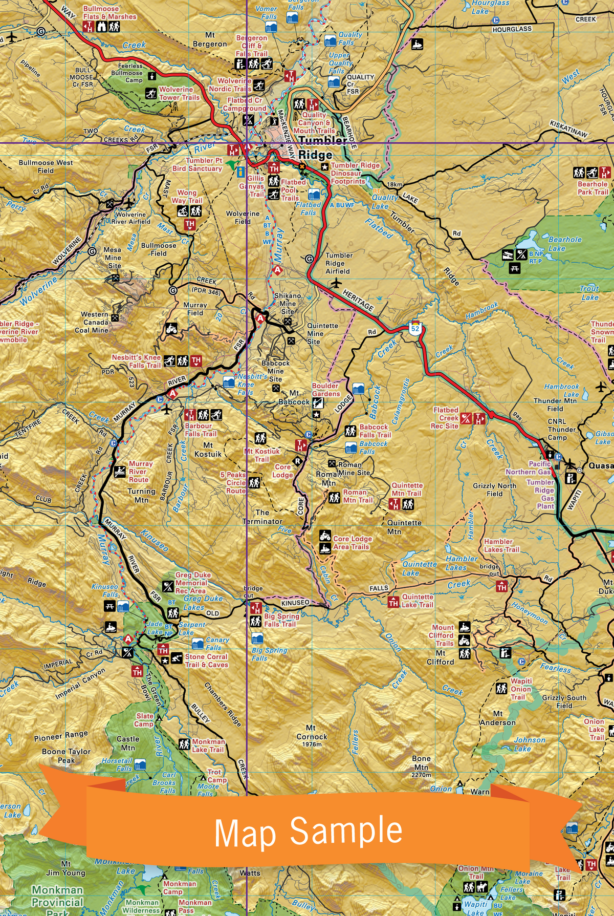 Northeastern BC - Recreation Map