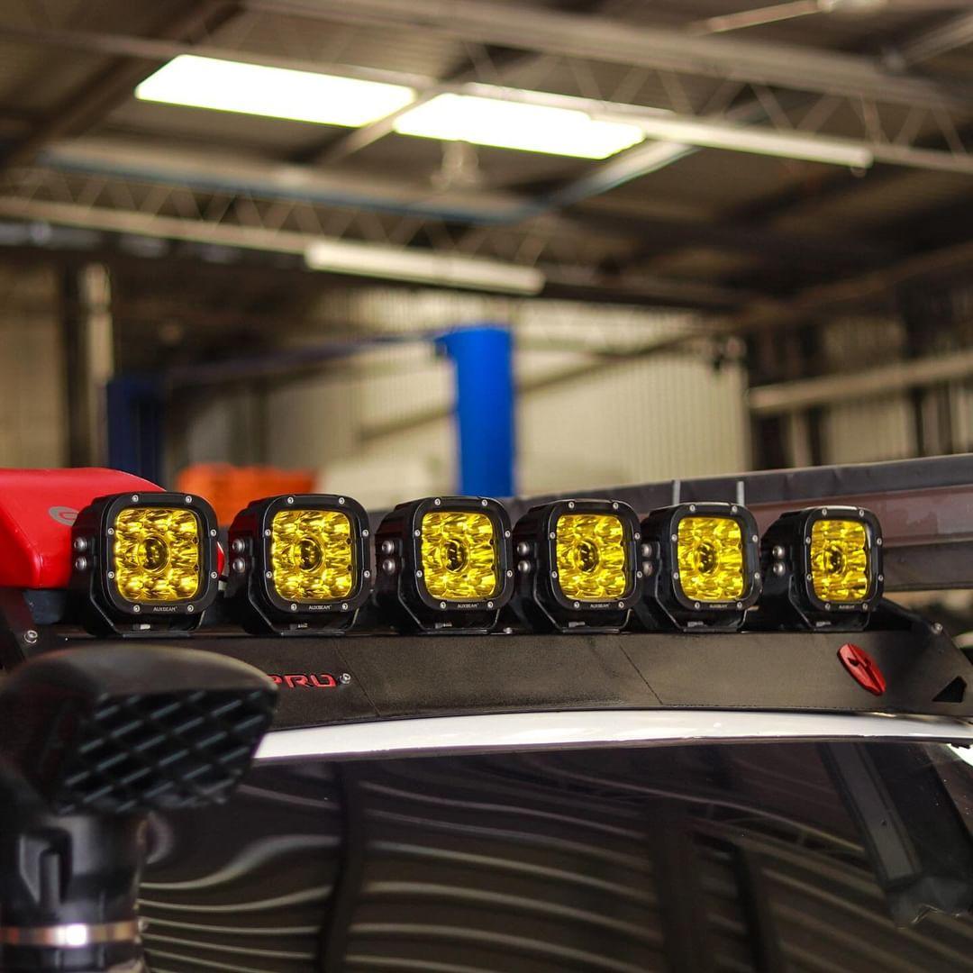 XP-ULTRA Series 5 Inch 110W 11000LM White/Amber LED Driving Lights Pods Light