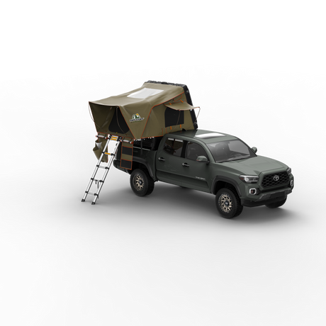 Tuff Stuff® Overland Alpha™ II Hard Top Side Open Tent, Black, 2 Person