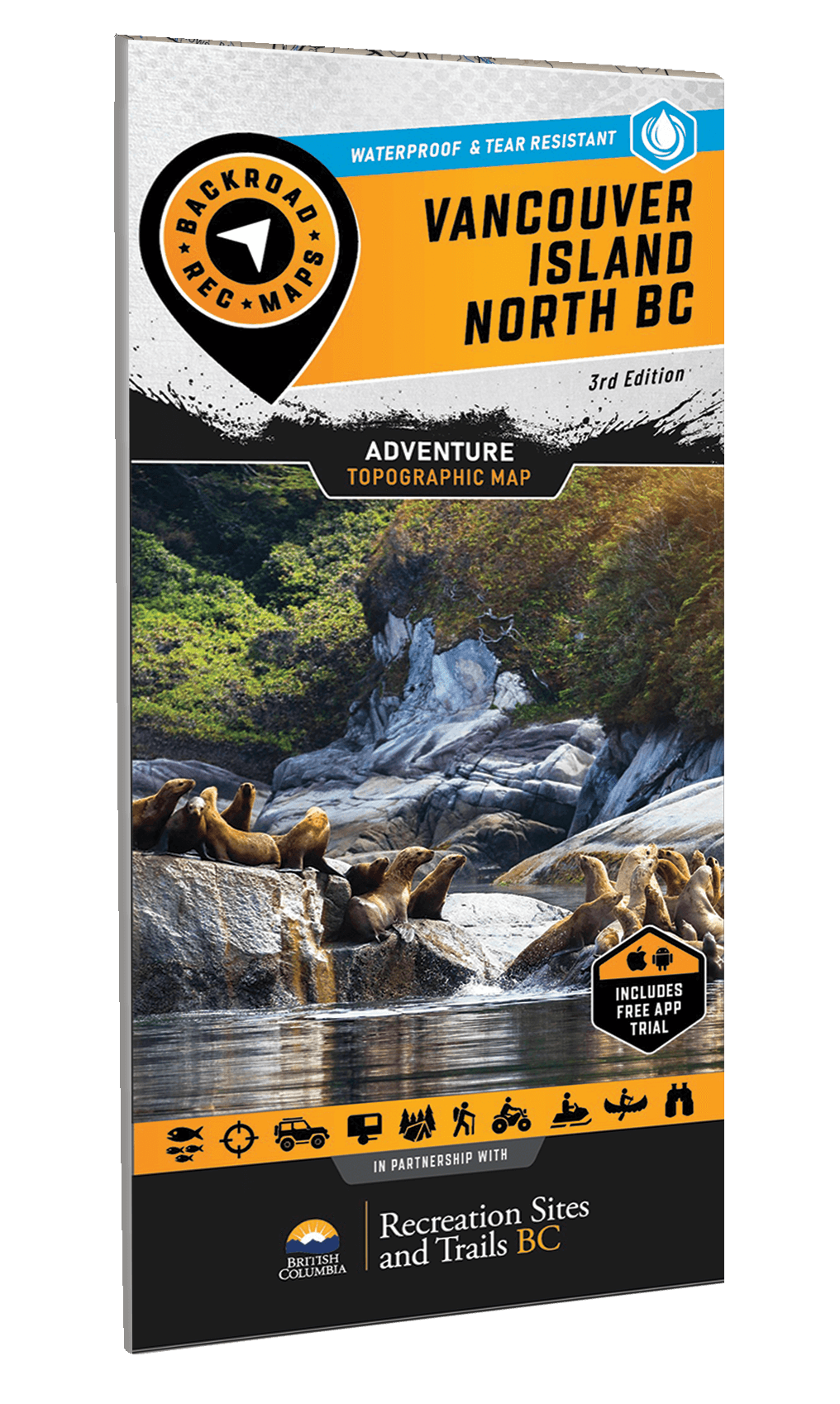 Vancouver Island North BC - Recreation Map