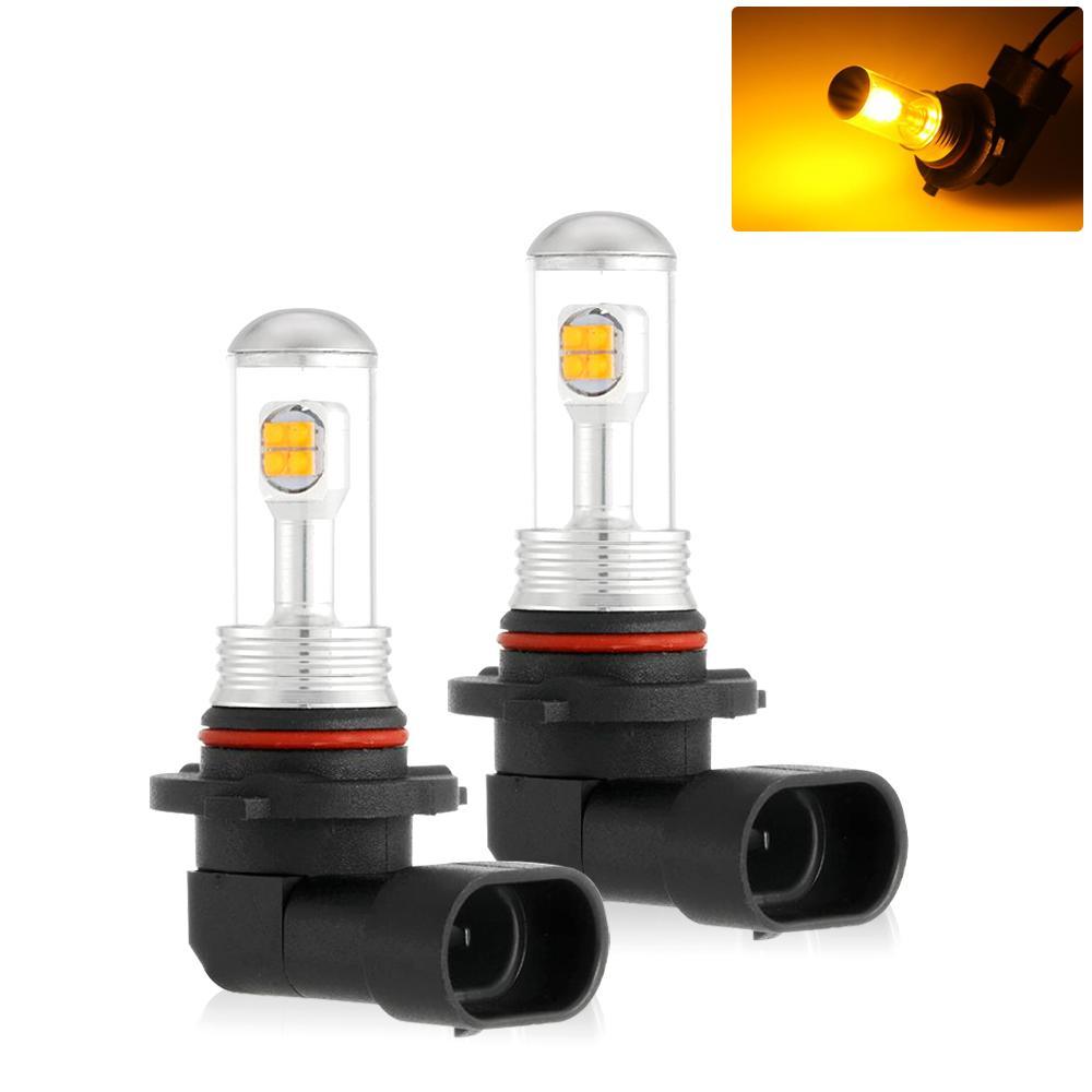(2pcs/set) SMD 20W 7000LM Natural White/AMBER Led Fog Light Bulbs