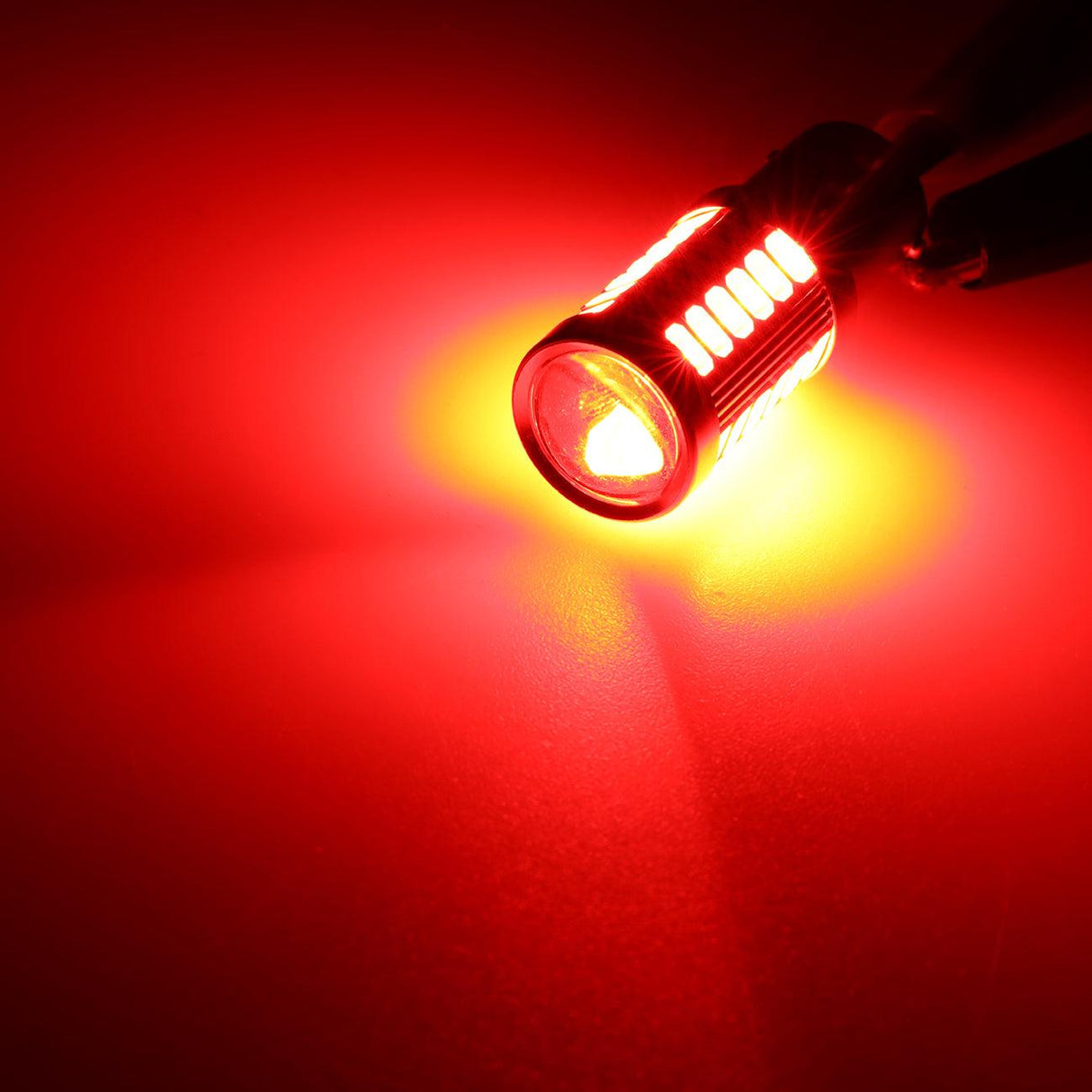 1156 P21W BA15S LED Brake/Reverse/Parking/Tail/Turn Singnal Light Bulbs 50W 8000LM Cool White/Amber/Red 33 Series | 2 Bulbs