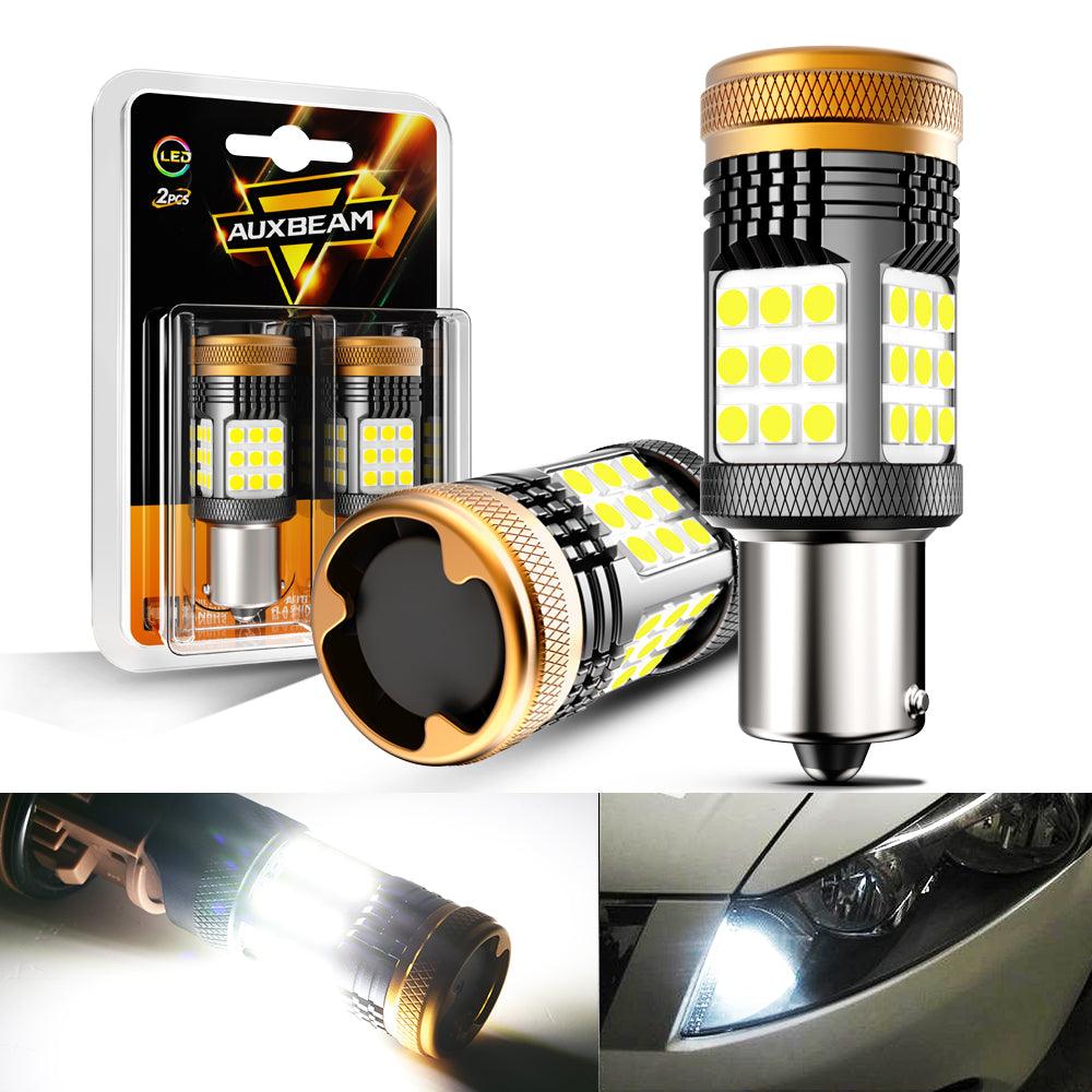 (2pcs/set) 🆕1157 BAY15D 1156 BA15S BAU15S White Amber Red Canbus Error Free No Hyper Flash LED Turn Signal DRL Brake Light Tail Light Reversing Light Bulbs Fan Cooling