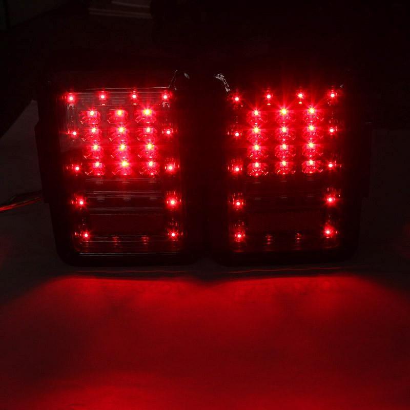 LED Tail Lights Rear Brake Turn Signal Reverse Lamp for Jeep Wrangler JK 2007-2017(American Version)
