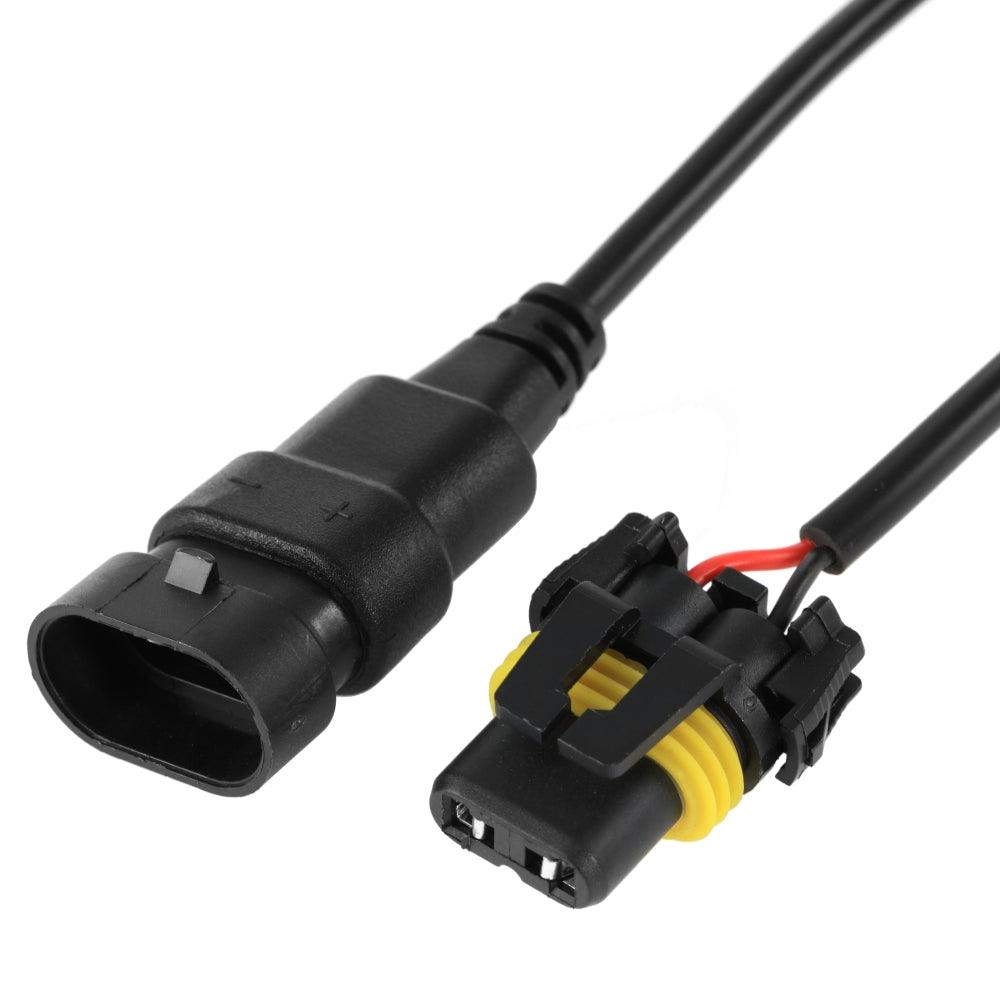 9012/HIR2 C10-Model Enhanced LED Headlight Bulbs Canbus Decoder Anti-flicker Hyper Flash No Warning Harness Resistor Conversion Kit 2pcs/set