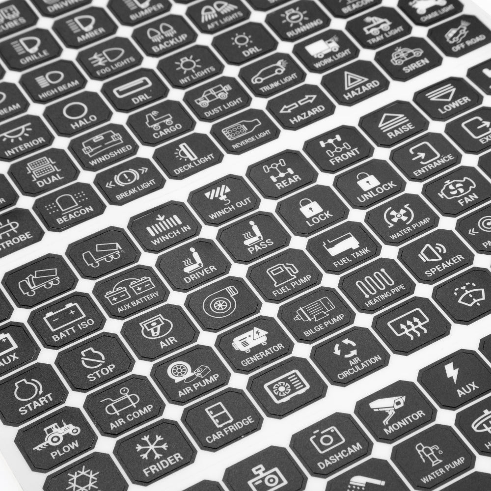 120 Universal Stickers for Switch Panel