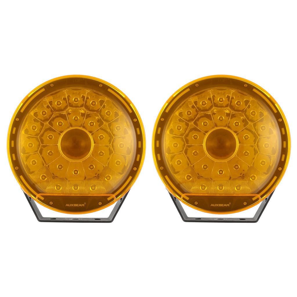 (2pcs/set) 9 INCH 270W 37776LM 360-PRO Series Custom Lens LED Driving Lights+Amber/Black Covers(Optional) for Toyota Tacoma 2016 2017 2018 2019 2020 2021