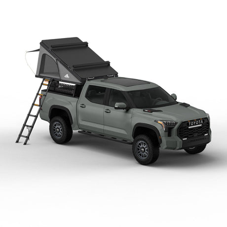 Alpine 61 Hardshell Rooftop Tent, Aluminum, 2-3 Person, Black Tuff Stuff Overland