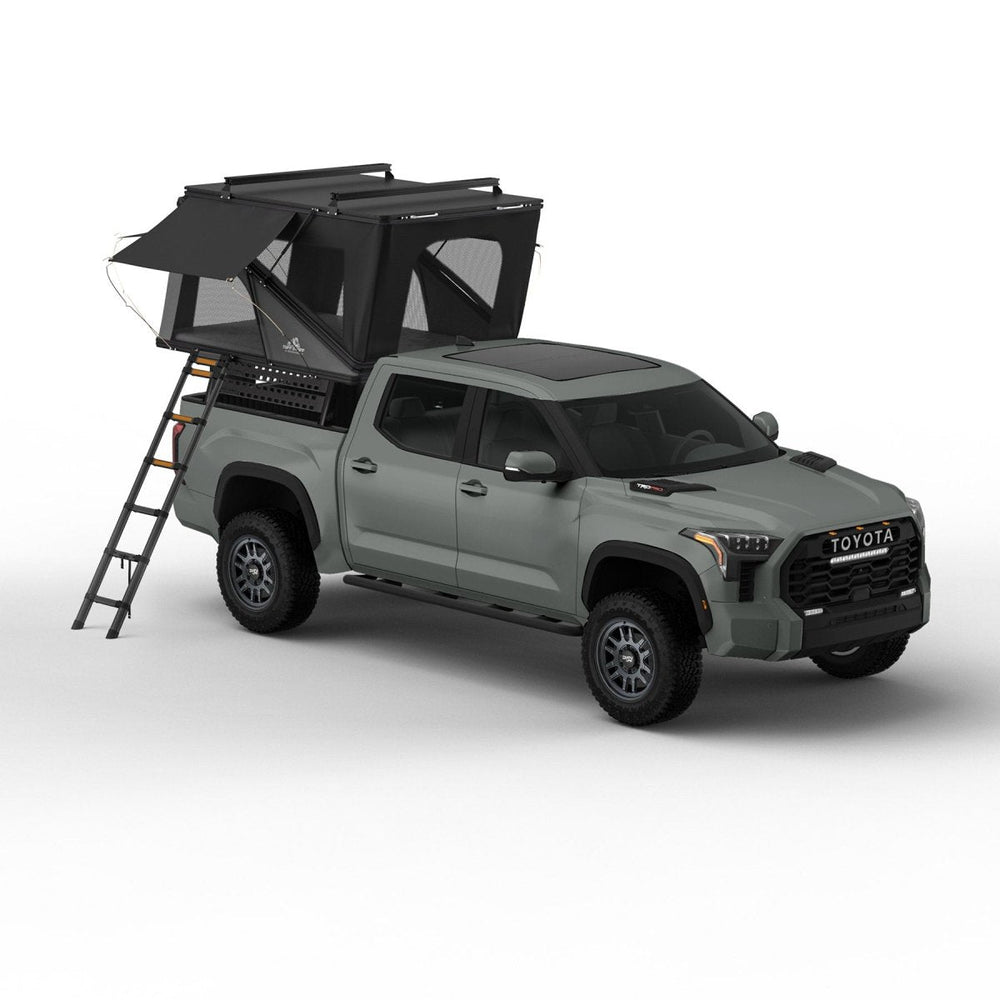 Alpine 61 Hardshell Rooftop Tent, Aluminum, 2-3 Person, Black Tuff Stuff Overland