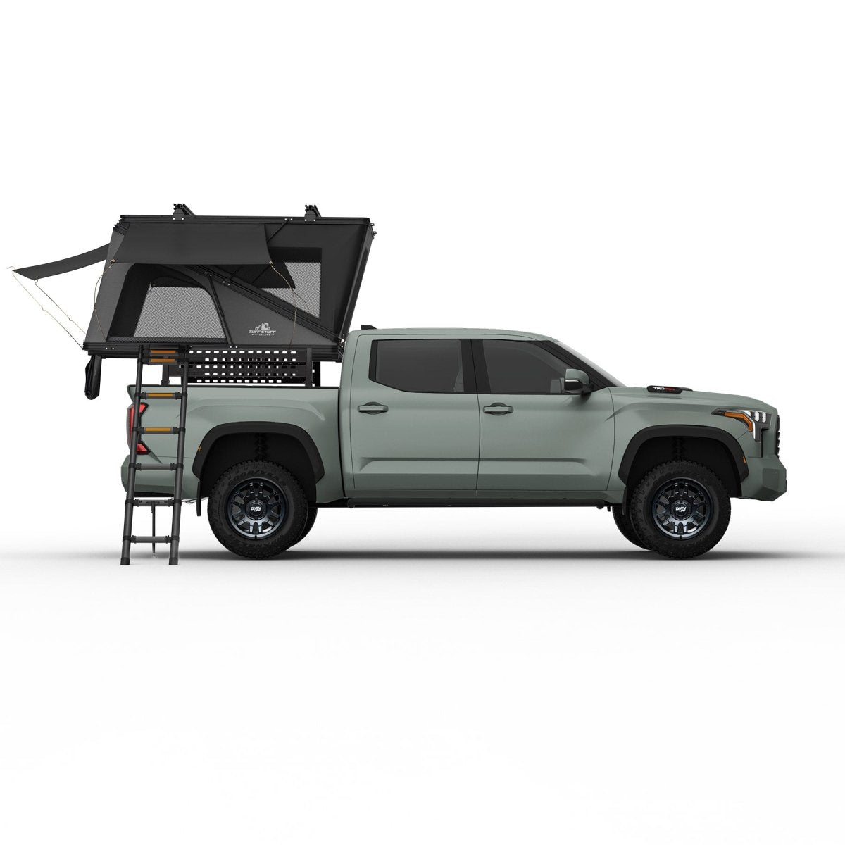 Alpine 61 Hardshell Rooftop Tent, Aluminum, 2-3 Person, Black Tuff Stuff Overland