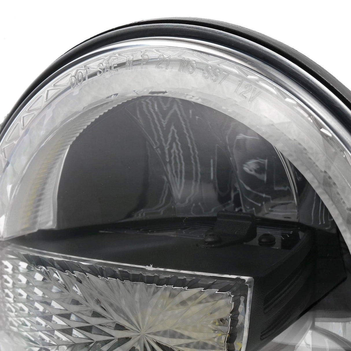 (2pcs/set) 7 Inch 90W DOT Approved LED Headlights with Halo Ring DRL & High Low Beam for Jeep Wrangler JK TJ LJ CJ