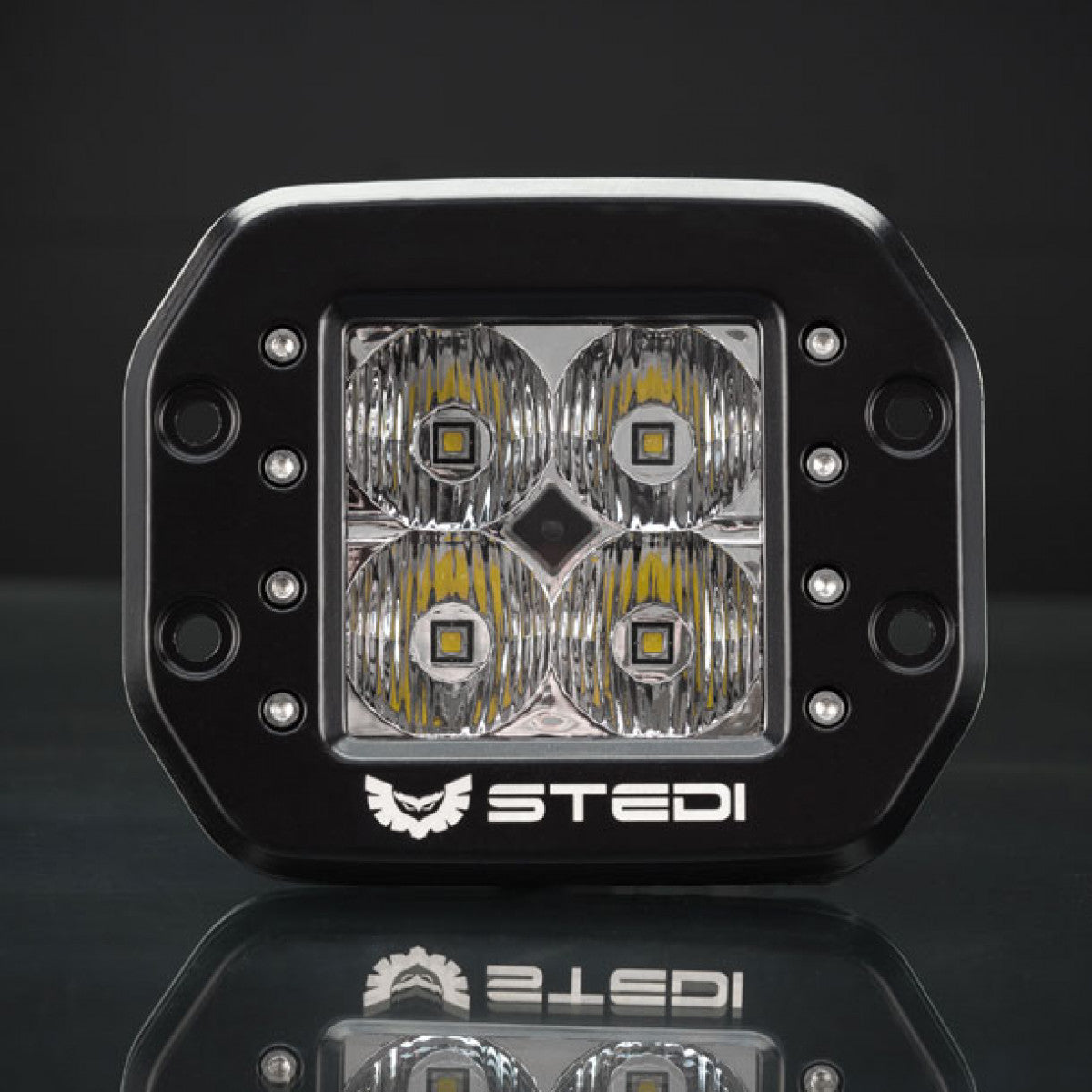 STEDI C-4 Black Edition Flush Mount LED Light (Flood) Rove Overland
