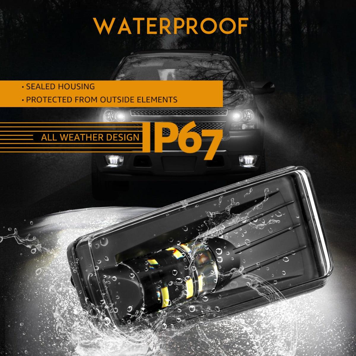 (2pcs/set) 36W Black LED Fog Lights 5202 for Chevy(Chevrolet)