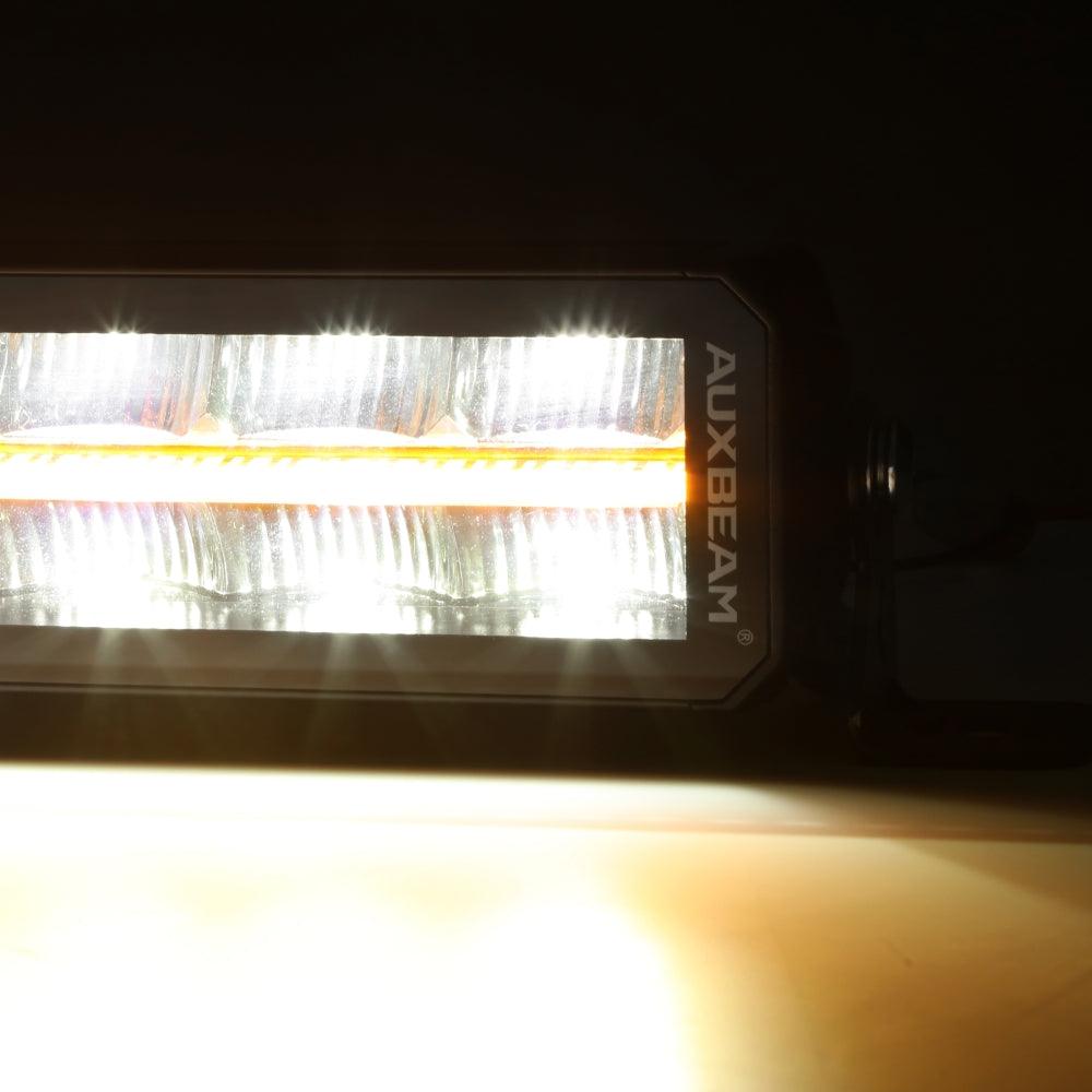 SP-DRL Series 12 Inch/22 Inch/32 Inch/42 Inch Off Road Double Row LED Light Bar With Amber&White DRL